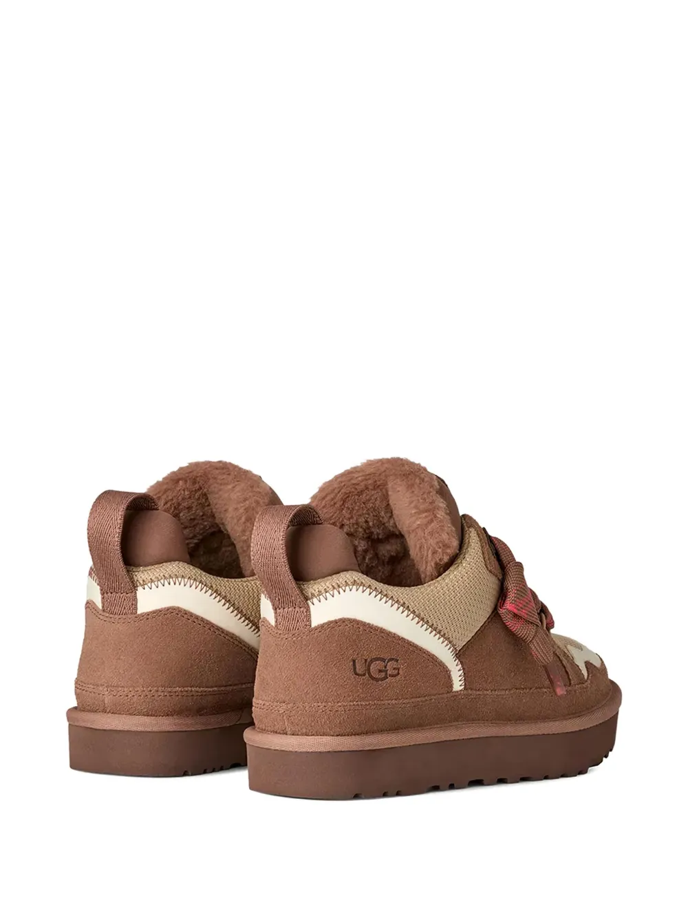 Ugg Lowmel Lace-up Suede Sneakers In Brown