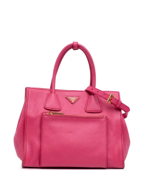 Prada Pre-Owned 2000-2025 Vitello Phenix Shopping Tote satchel