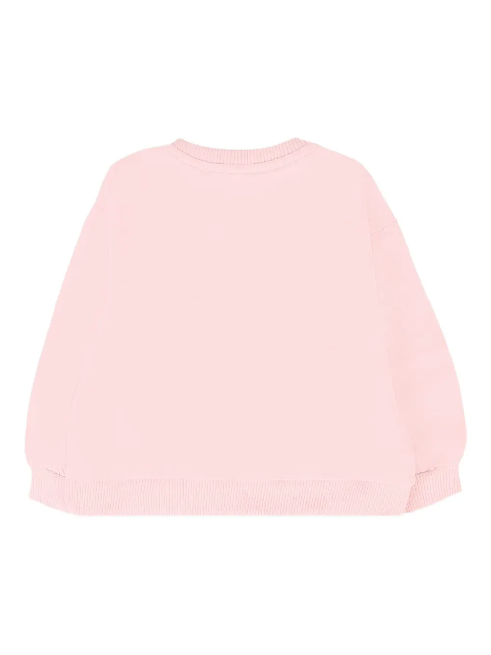 Moschino Kids Sweater met ronde hals Roze