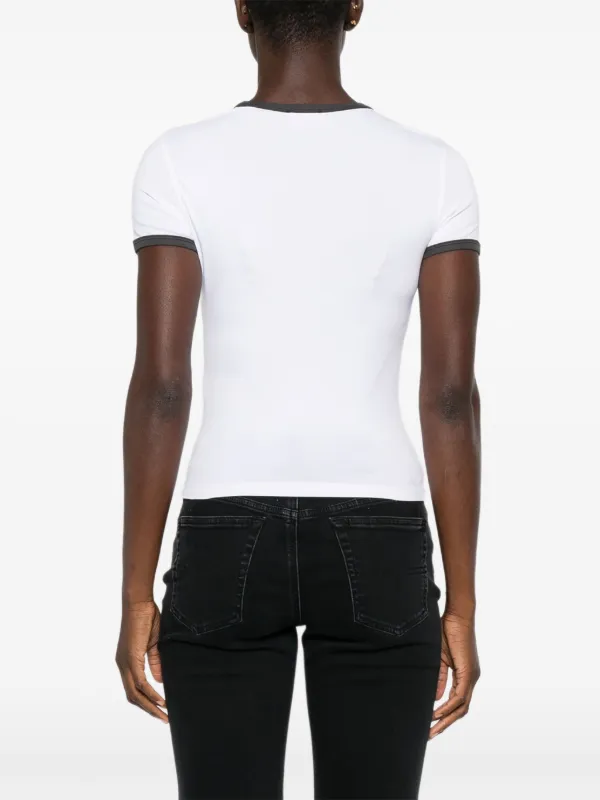 Diesel cat-graphic Cotton T-shirt | White | FARFETCH