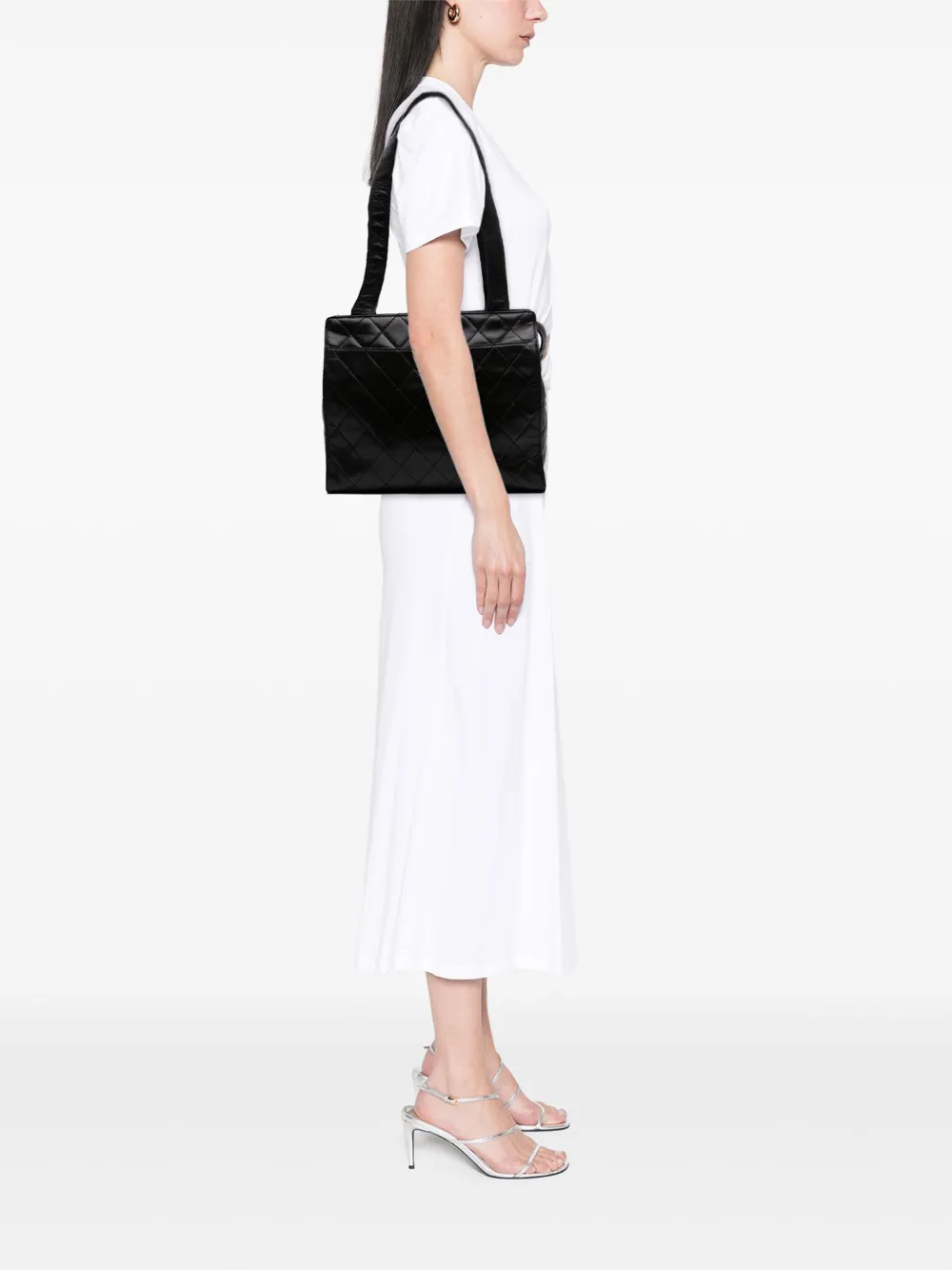 CHANEL Pre-Owned 1996-1997 CC Quilted Lambskin shoulder bag | Pre-Owned | Image 2