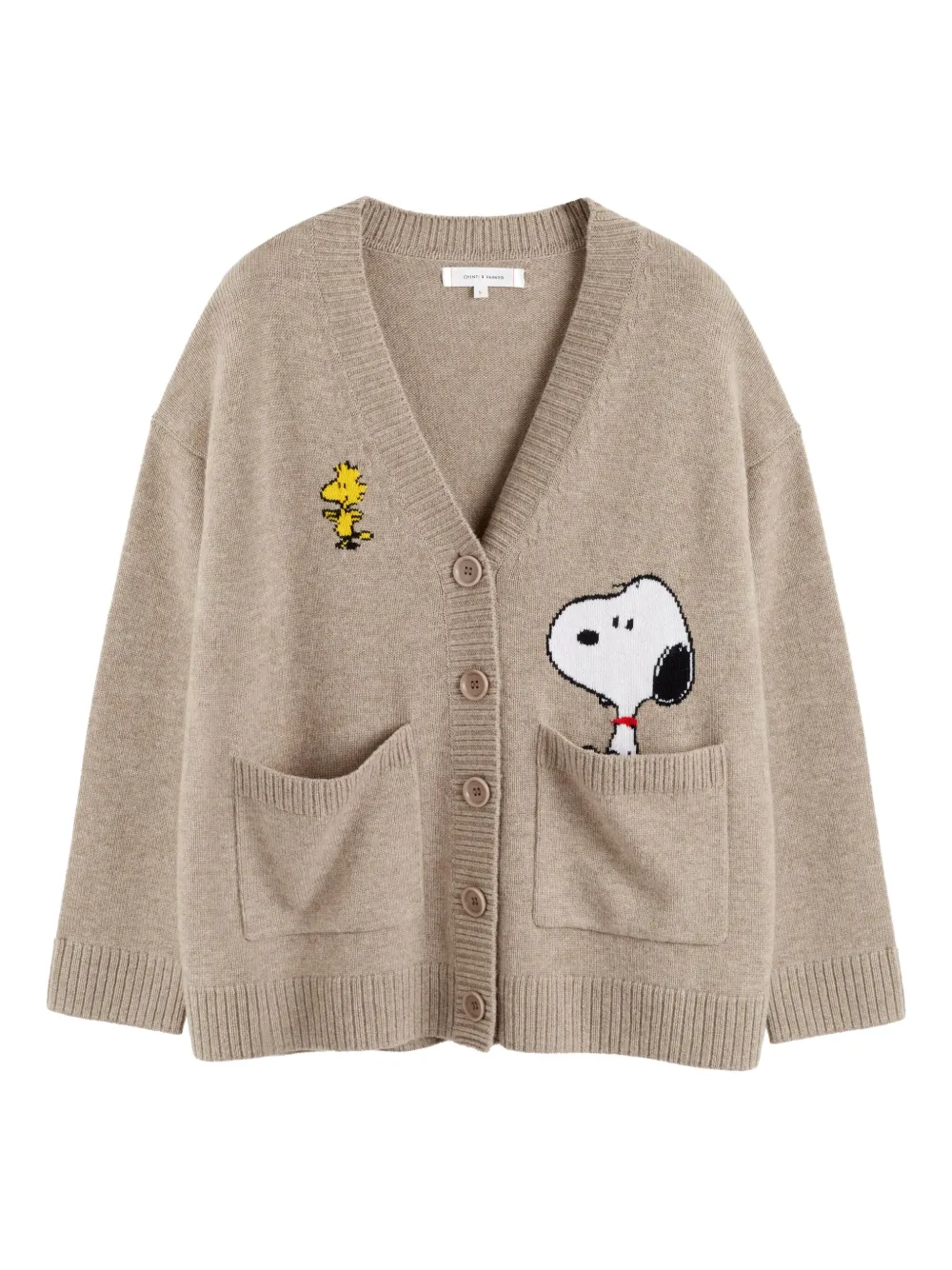 Chinti & Parker Snoopy Peek カーディガン - ニュートラル Chinti & Parker Snoopy Peek カーディガン - ニュートラル