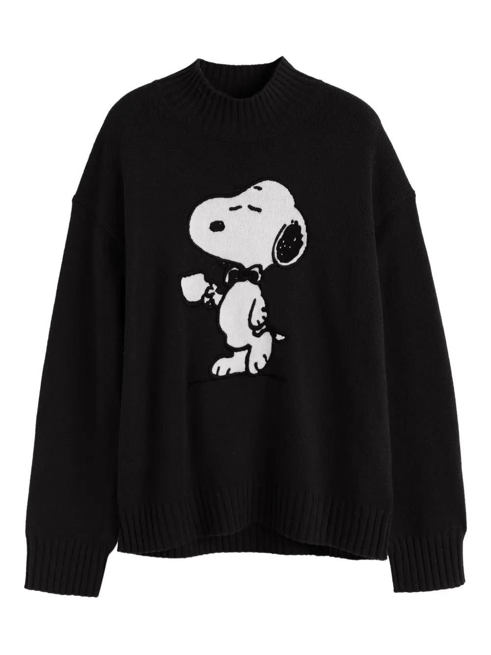 Chinti & Parker suéter Tea Time Snoopy | negro | Image 1