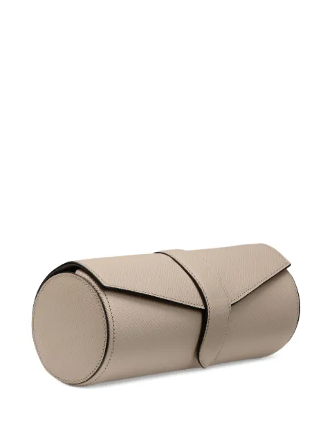 Smythson Panama-leather jewellery roll 