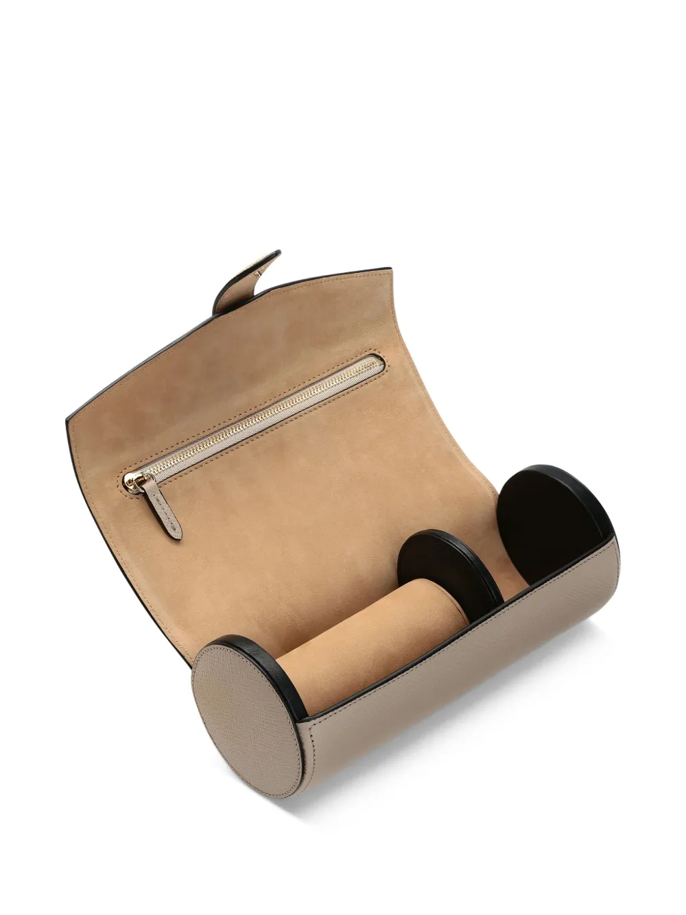 Smythson Panama-leather Jewellery Roll In Neutral