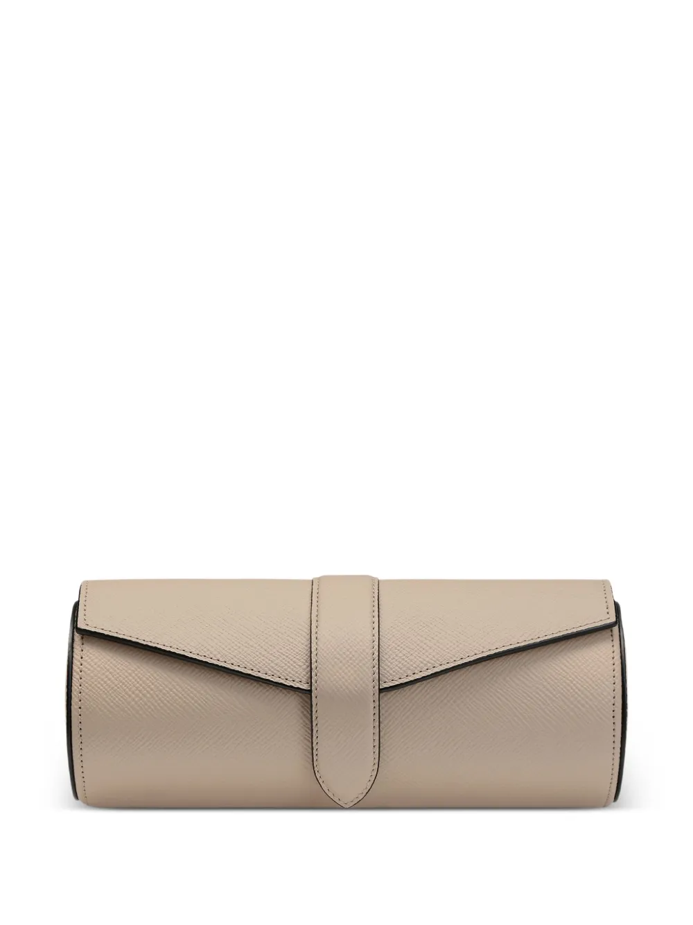 Smythson Panama-leather Jewellery Roll In Neutral