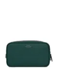 Smythson double-zip panama wash bag - Green