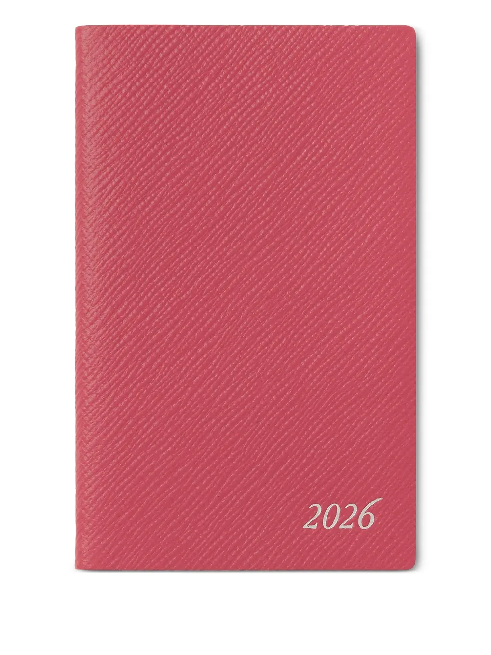 Smythson 2026 Panama Weekly Diary In Pink