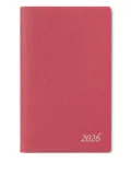 Smythson 2026 Panama weekly diary - Pink
