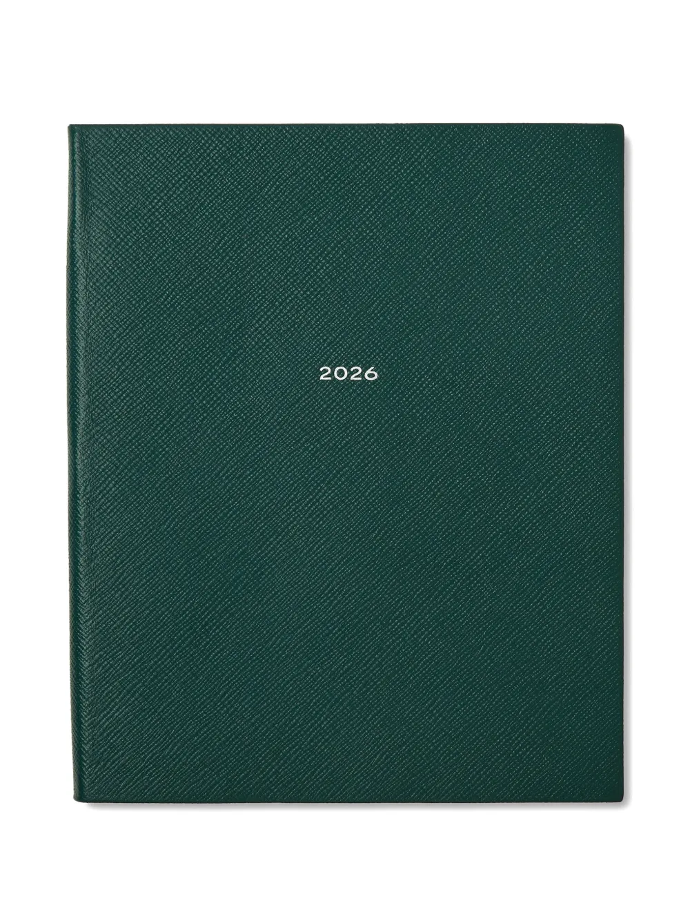 Smythson 2026 Portobello weekly vertical diary (21cm x 26cm) | Green | Image 1