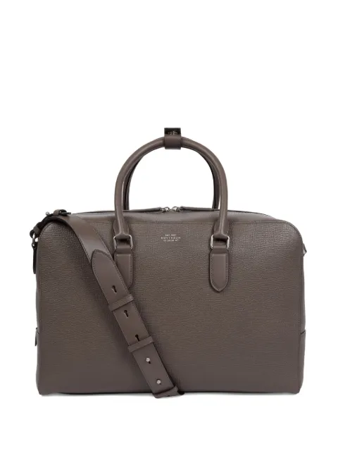 Smythson Reisetasche mit Lederhenkel