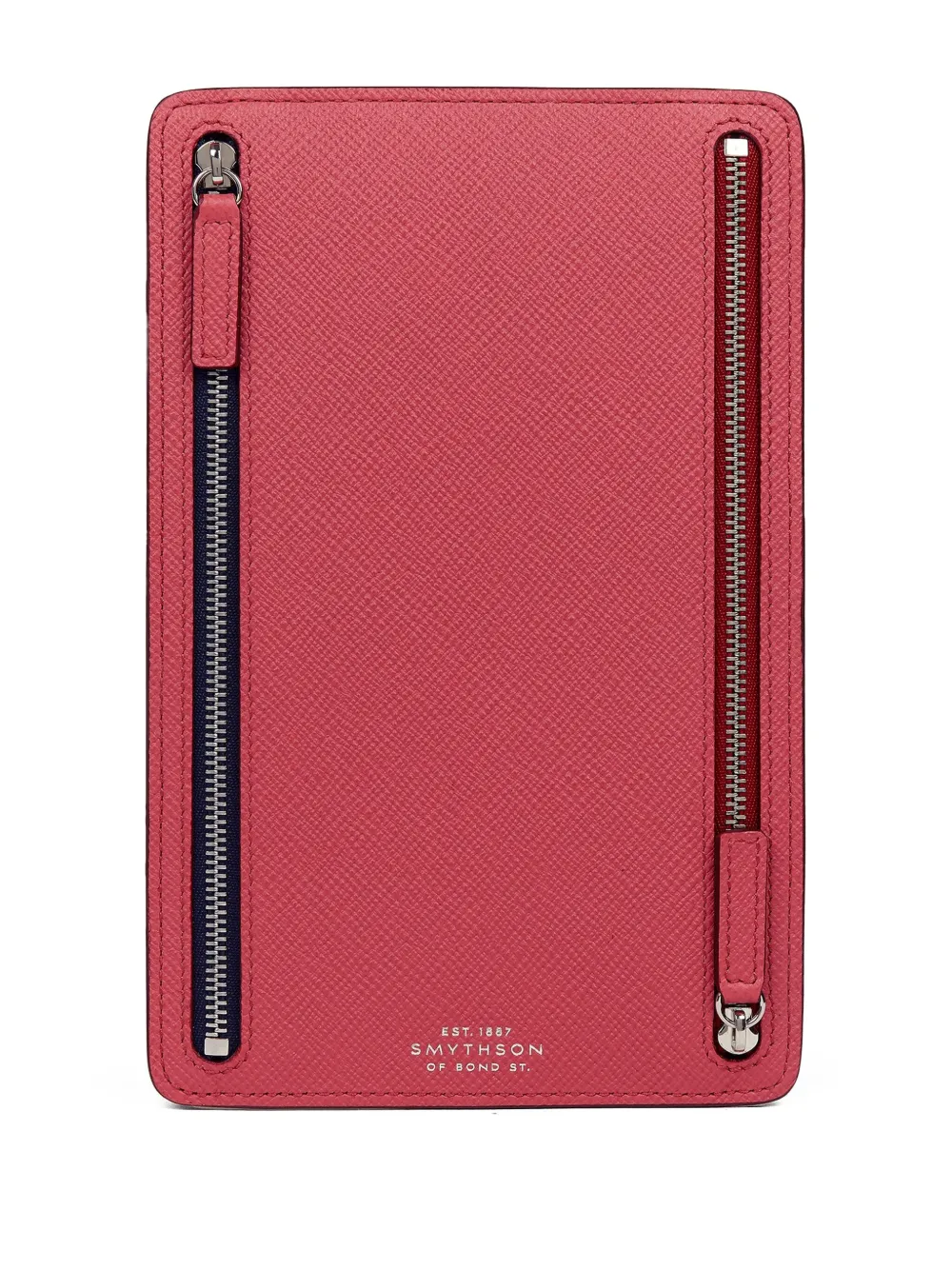 Smythson Panama multi-zip case | Pink | Image 1