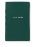 Smythson golf-notes notebook (14cm x 9cm) - Green