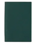 Smythson Chelsea leather notebook (16.7cm x 11.2cm) - Green