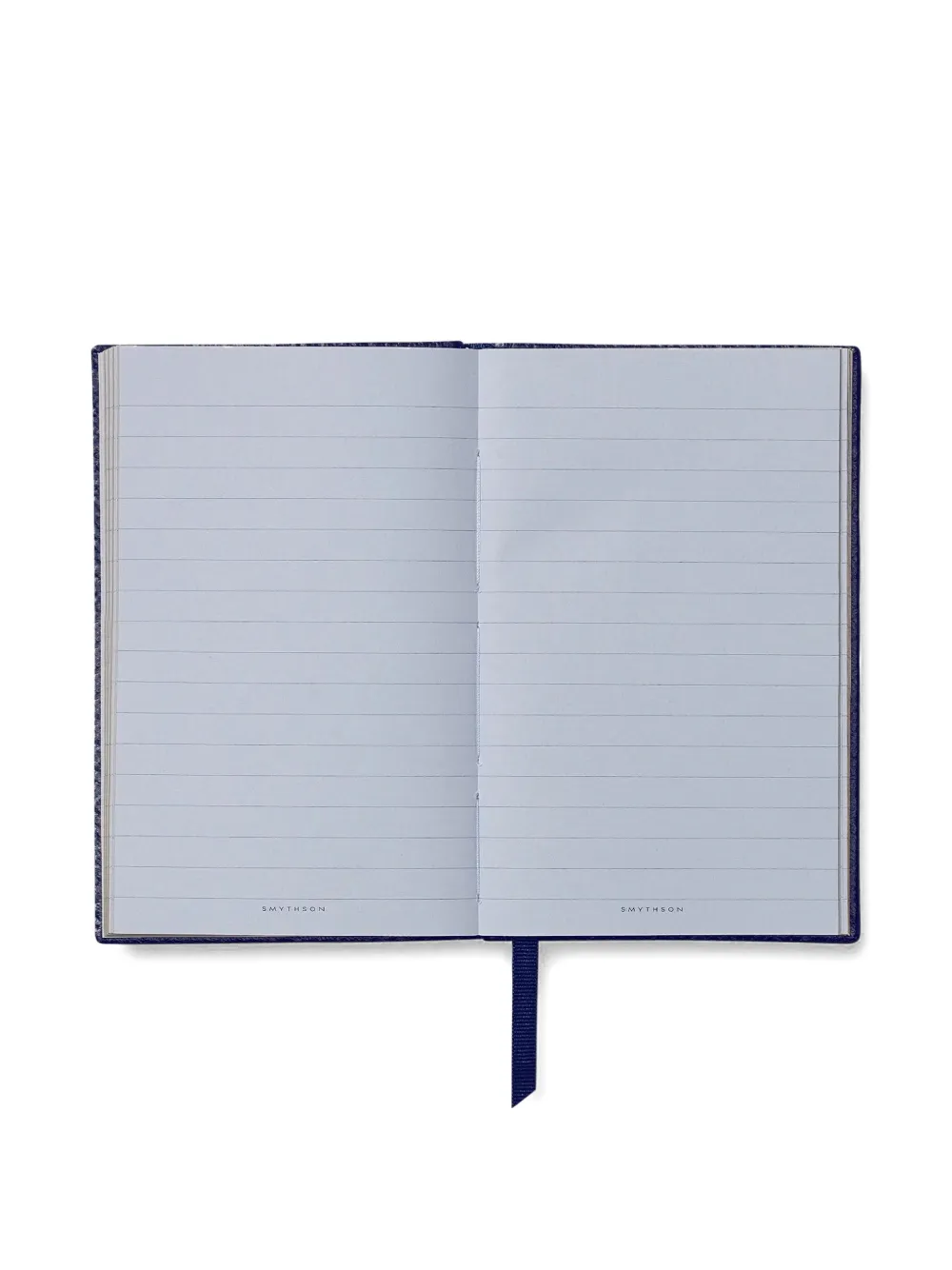 Smythson Panama Notebook In Blue