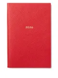 Smythson 2026 Chelsea weekly diary (11.2cm x 16.7cm) - Red