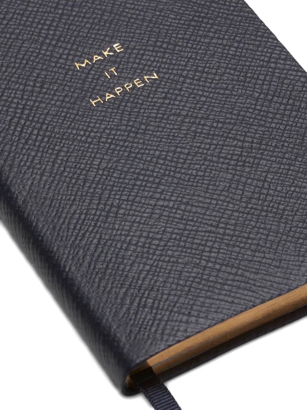 Smythson Make It Happen Panama Notebook In Blue