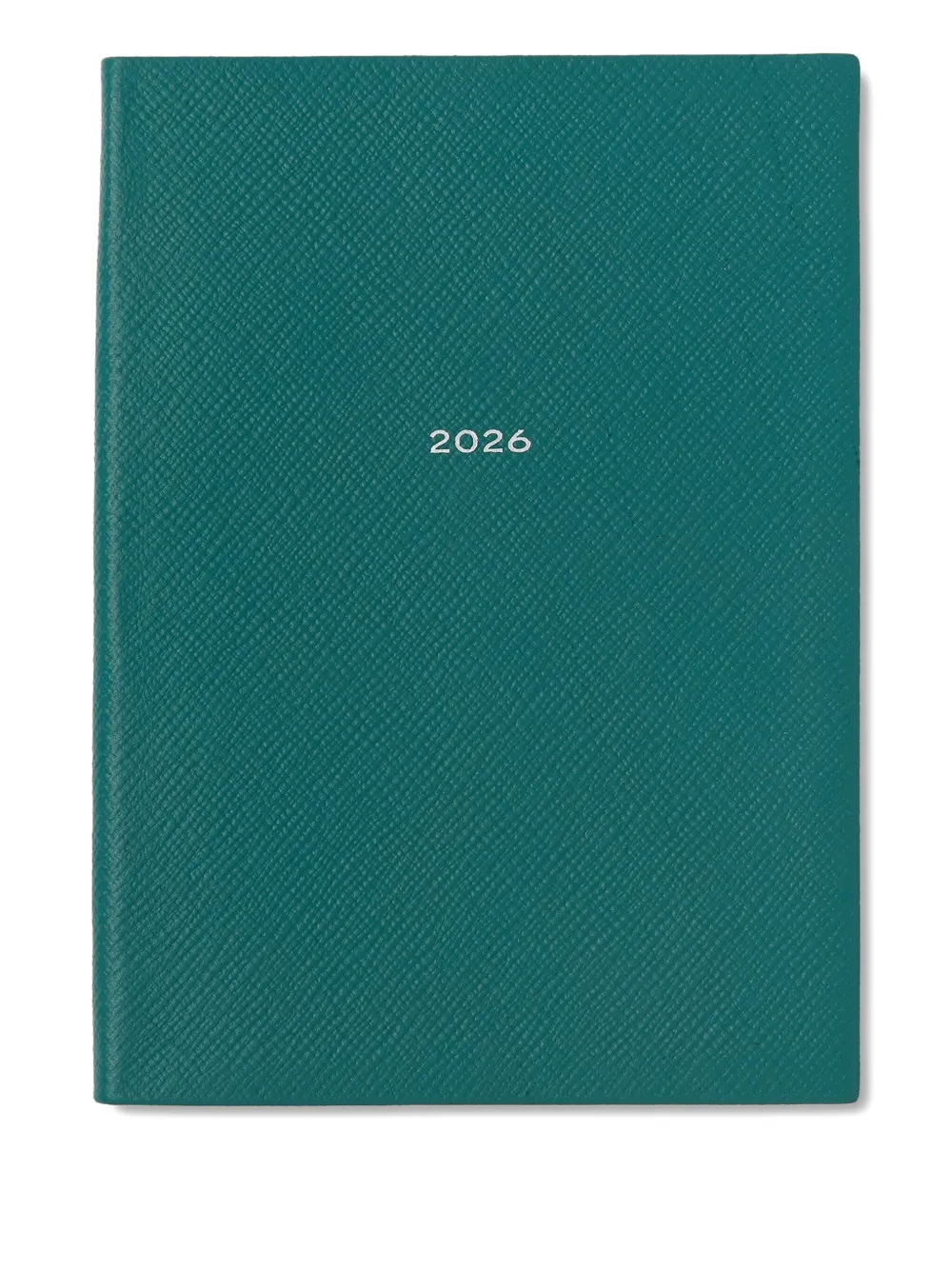 Smythson 2026 Soho weekly vertical diary (14cm x 19.6cm) | Green | Image 1