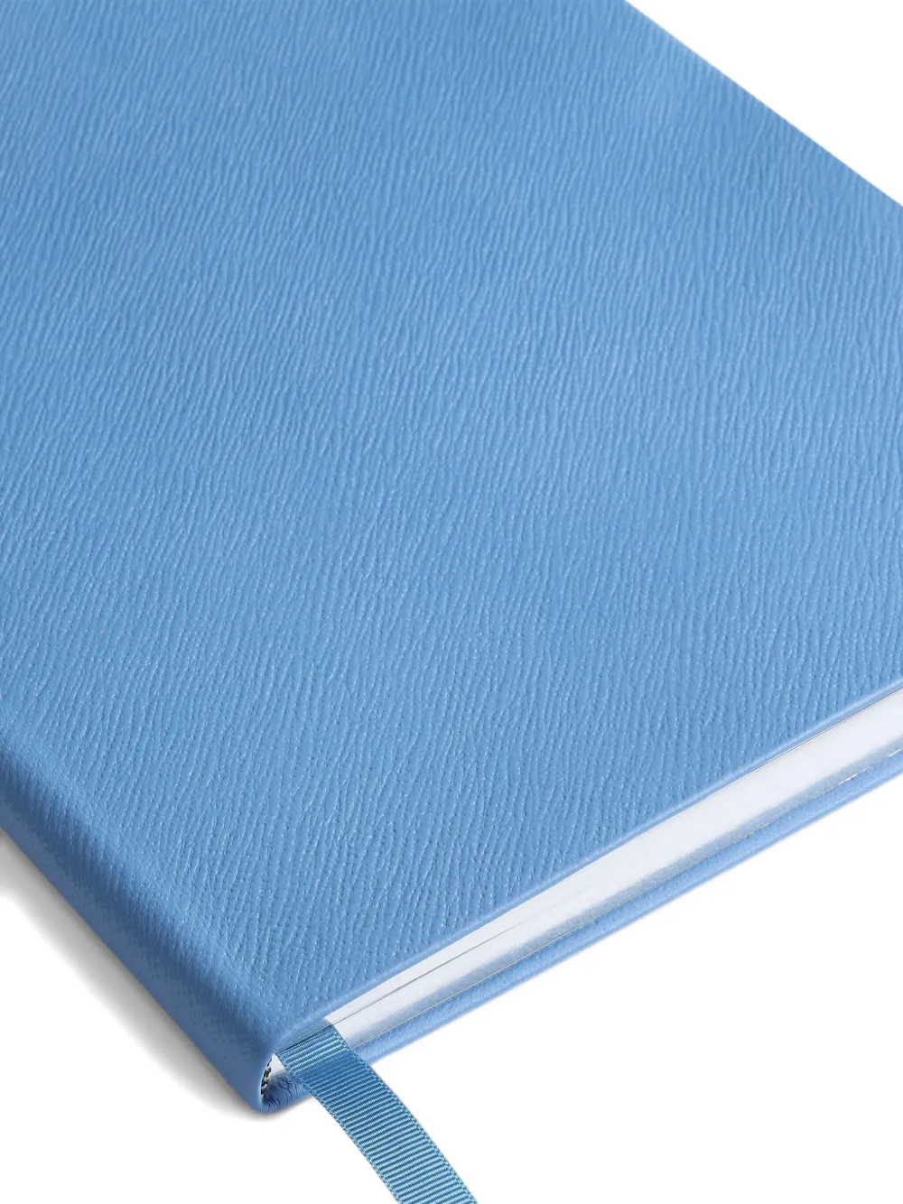Smythson Portobello Panama Notebook In Blue