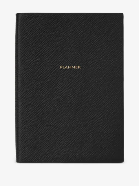 Smythson Soho Panama leather planner