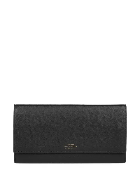 Smythson Marshall tri-fold travel wallet