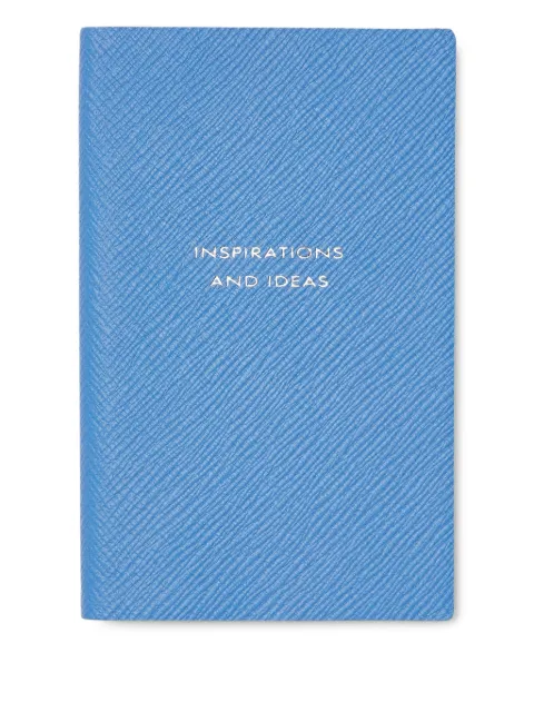 Smythson textured-leather notebook (14cm x 9cm)