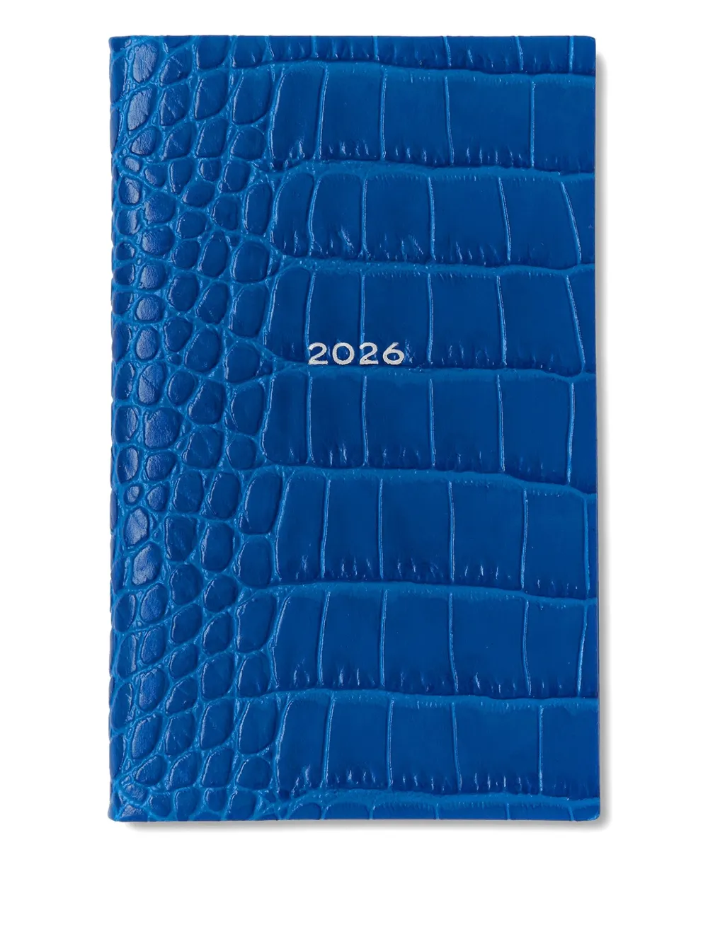 Smythson 2026 Panama weekly diary (9cm x 14cm) | Blue | Image 1