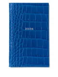Smythson 2026 Panama weekly diary (9cm x 14cm) - Blue