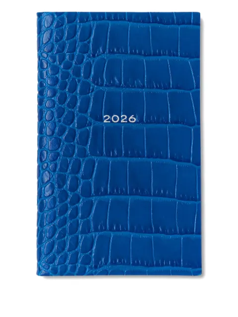 Smythson 2026 Panama weekly diary (9cm x 14cm)