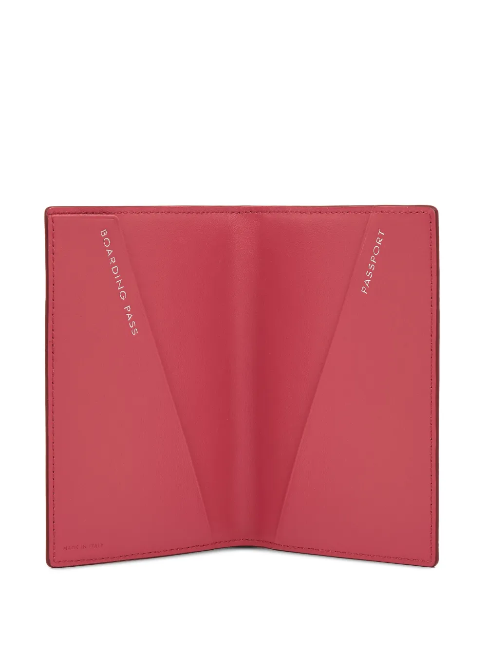 Smythson Panama Passport Cover In Pink