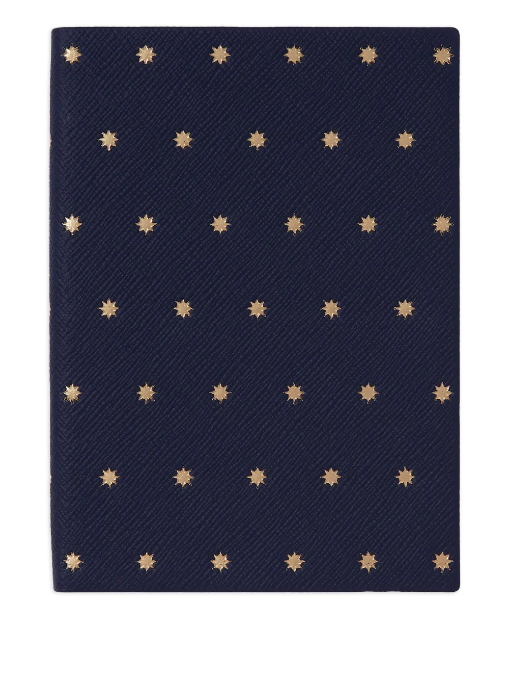 Smythson Leather-cover Notebook (14cm X 9cm) In Blue