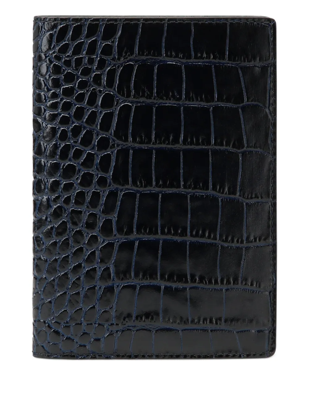 Smythson Embossed Passport-cover In Blue