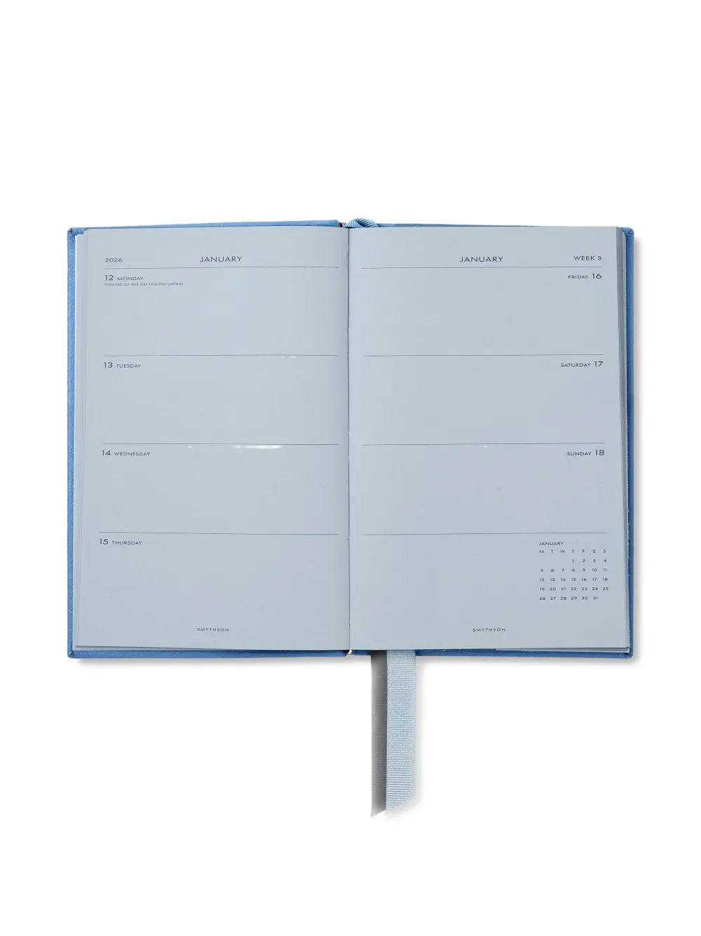 Smythson 2026 Chelsea Weekly Diary (11.2cm x 16.7cm) | Notebooks & Planners | Image 2
