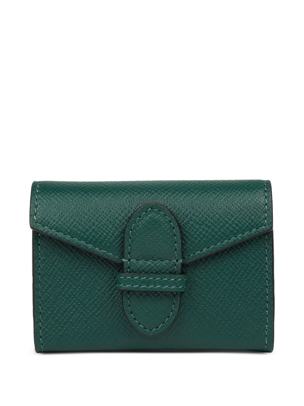 Smythson Panama Playing Card In Green