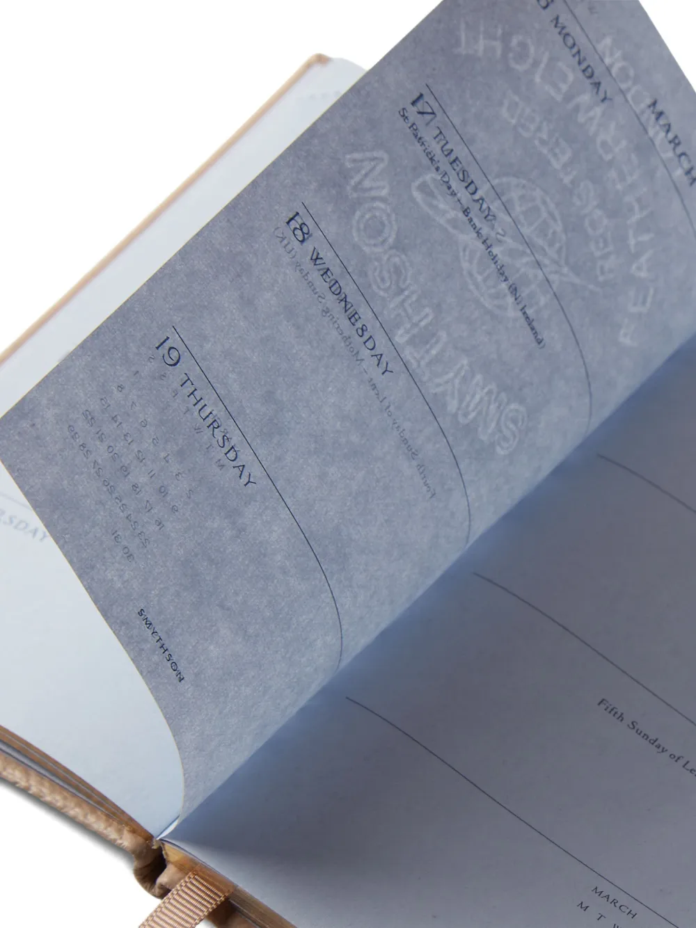 Smythson 2026 Panama Weekly Diary In Neutral