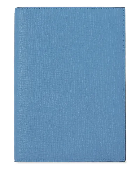 Smythson Evergreen refillable leather notebook (19.5cm x 14.5cm)