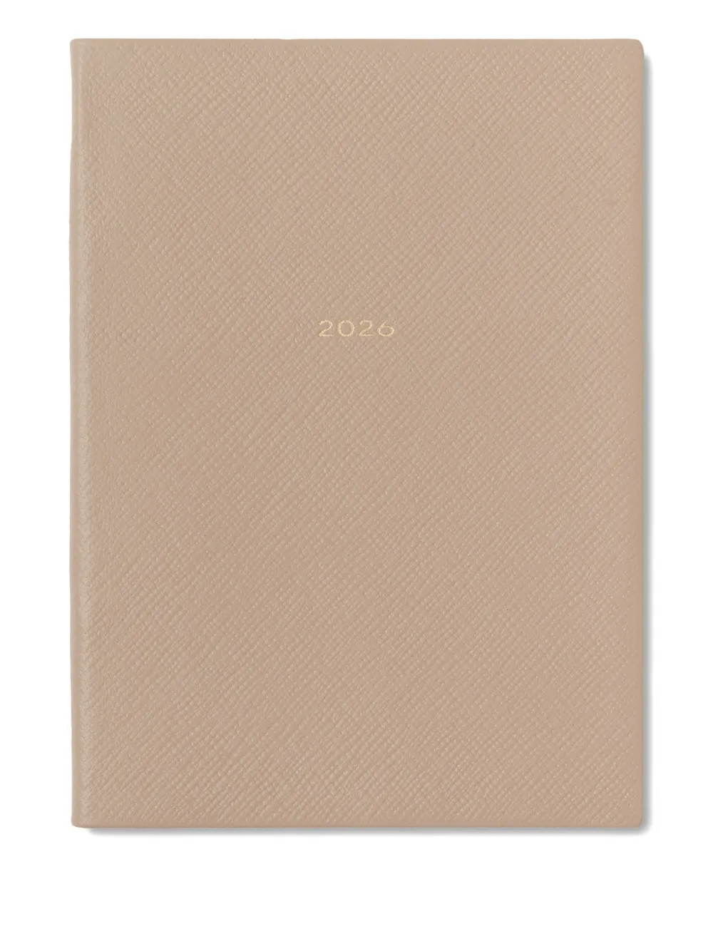 Smythson 2026 Soho weekly diary (14cm x 19.6cm) | Brown | Image 1