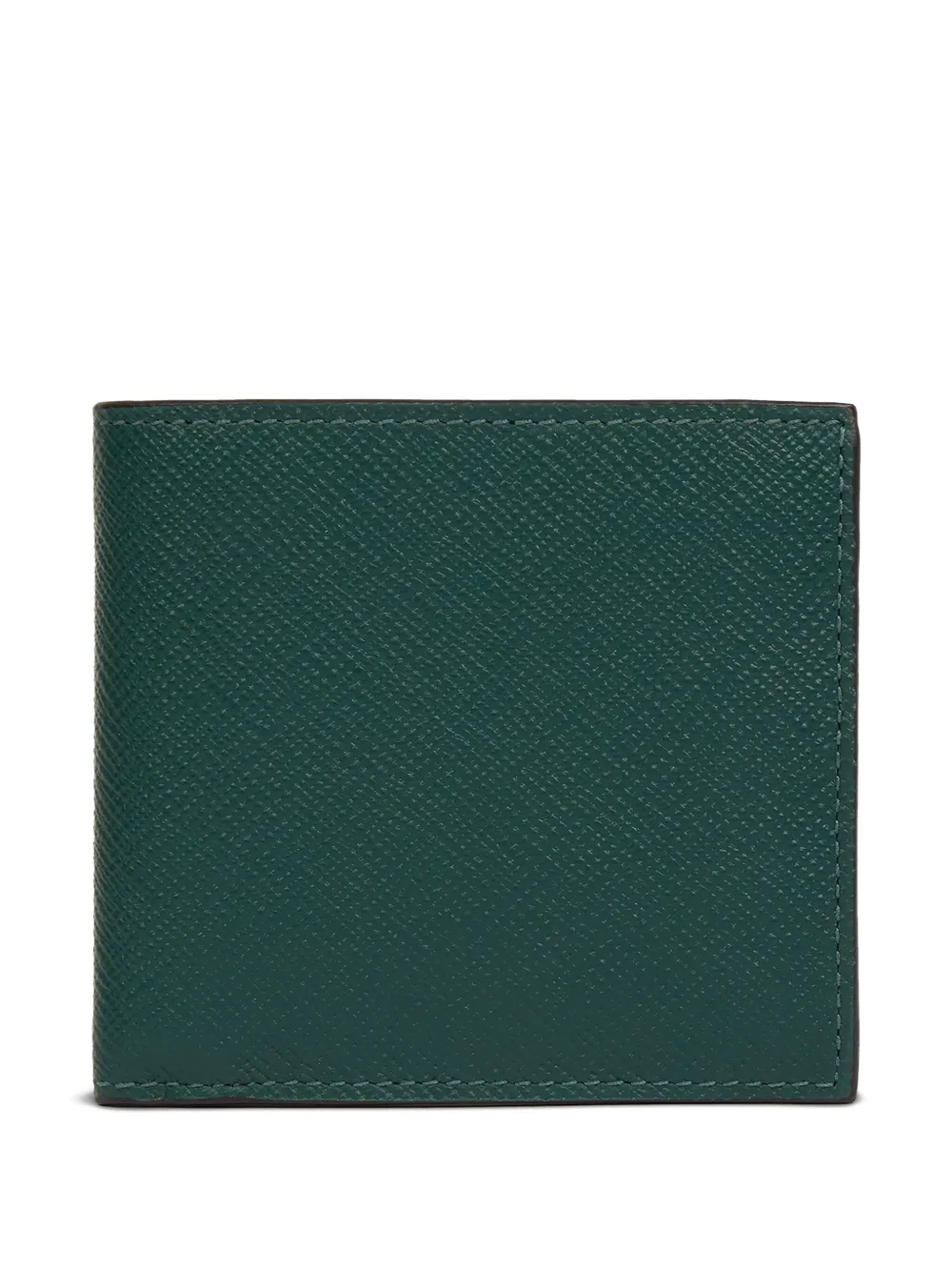 Smythson Leather Cardholder In Green