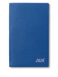 Smythson 2026 Panama weekly diary - Blue