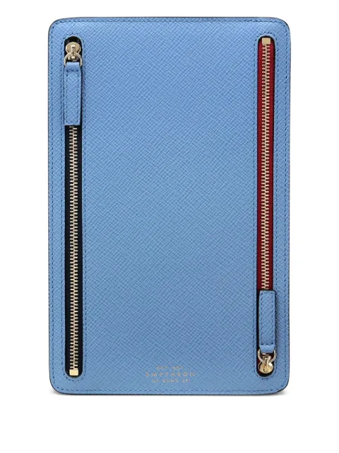 Smythson funda de viaje con doble cierre