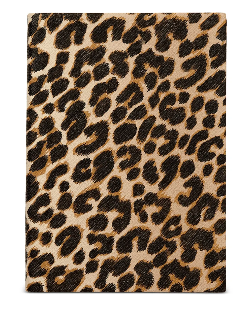 Smythson Soho leopard-print notebook | Brown | Image 1