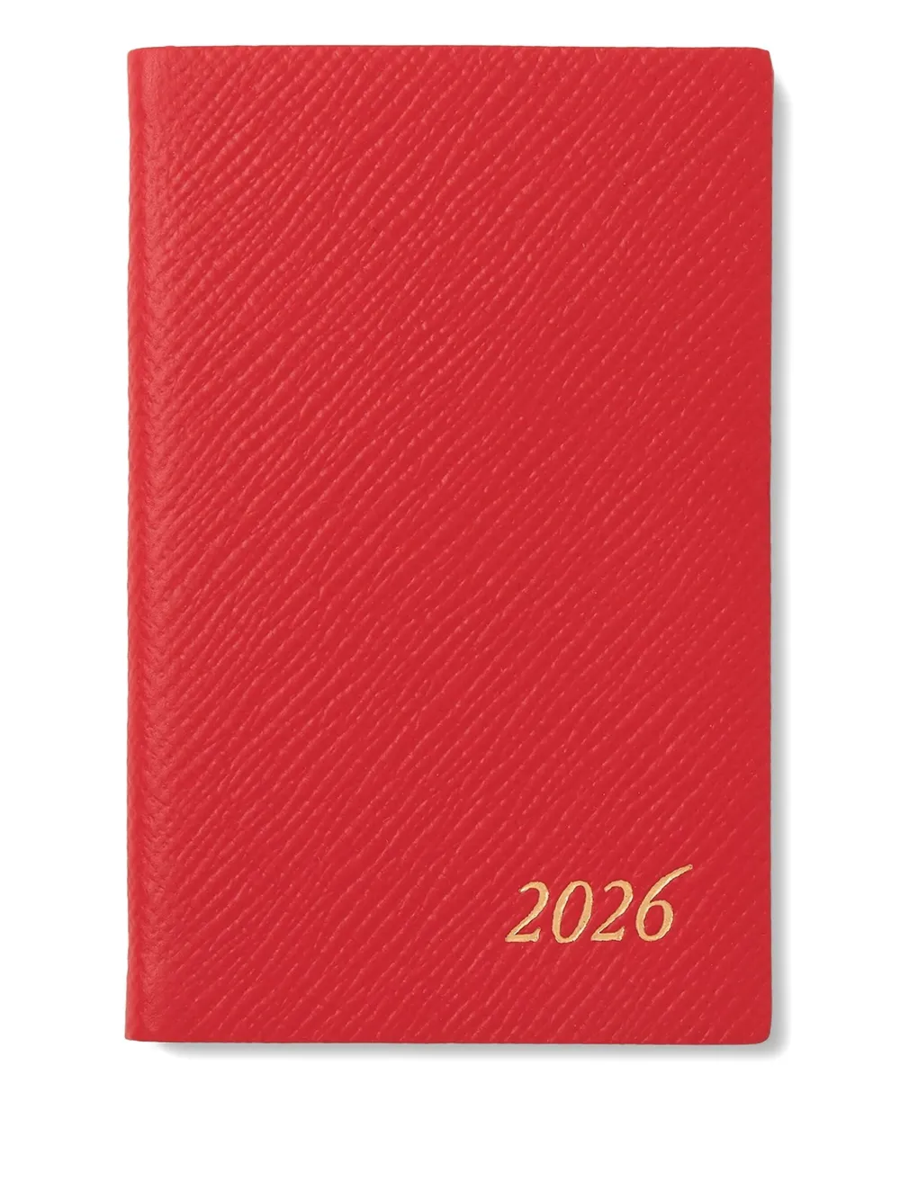 Smythson 2026 Wafer Weekly Diary In Red