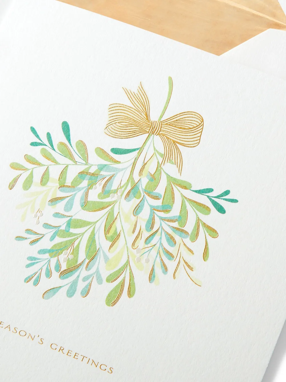 Smythson Christmas Mistletoe cards (set of ten) | Notebooks & Planners | Image 2