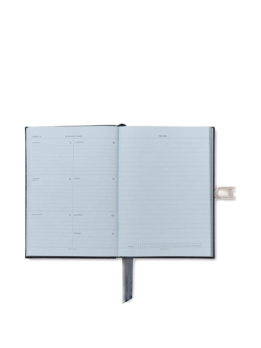 Smythson 2026 Soho crocodile-effect weekly diary | Notebooks & Planners | Image 2