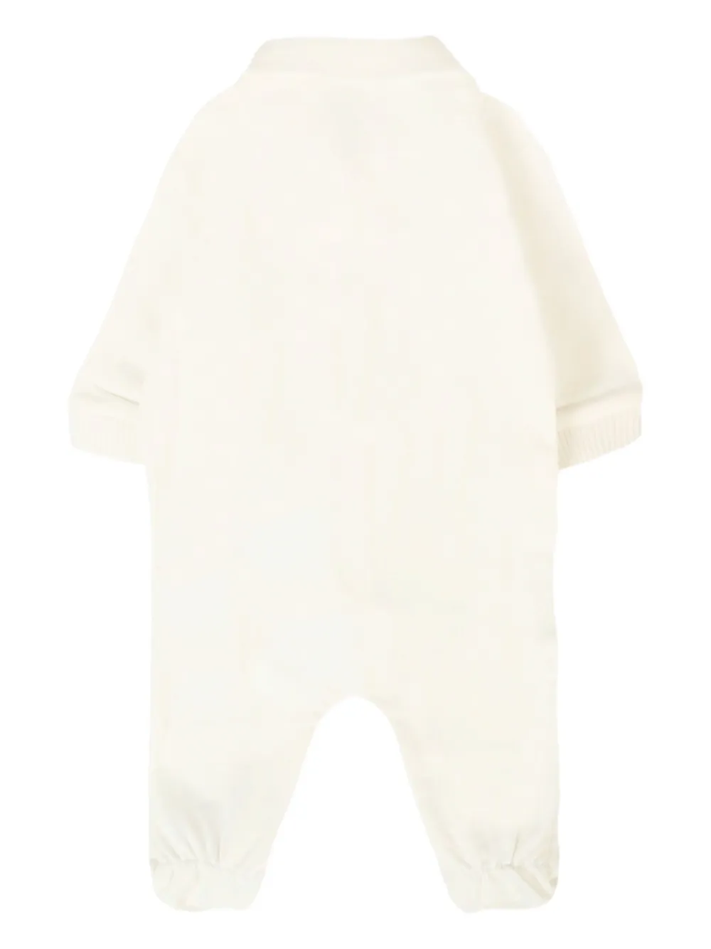 Moschino Kids teddy-print babygrow Wit