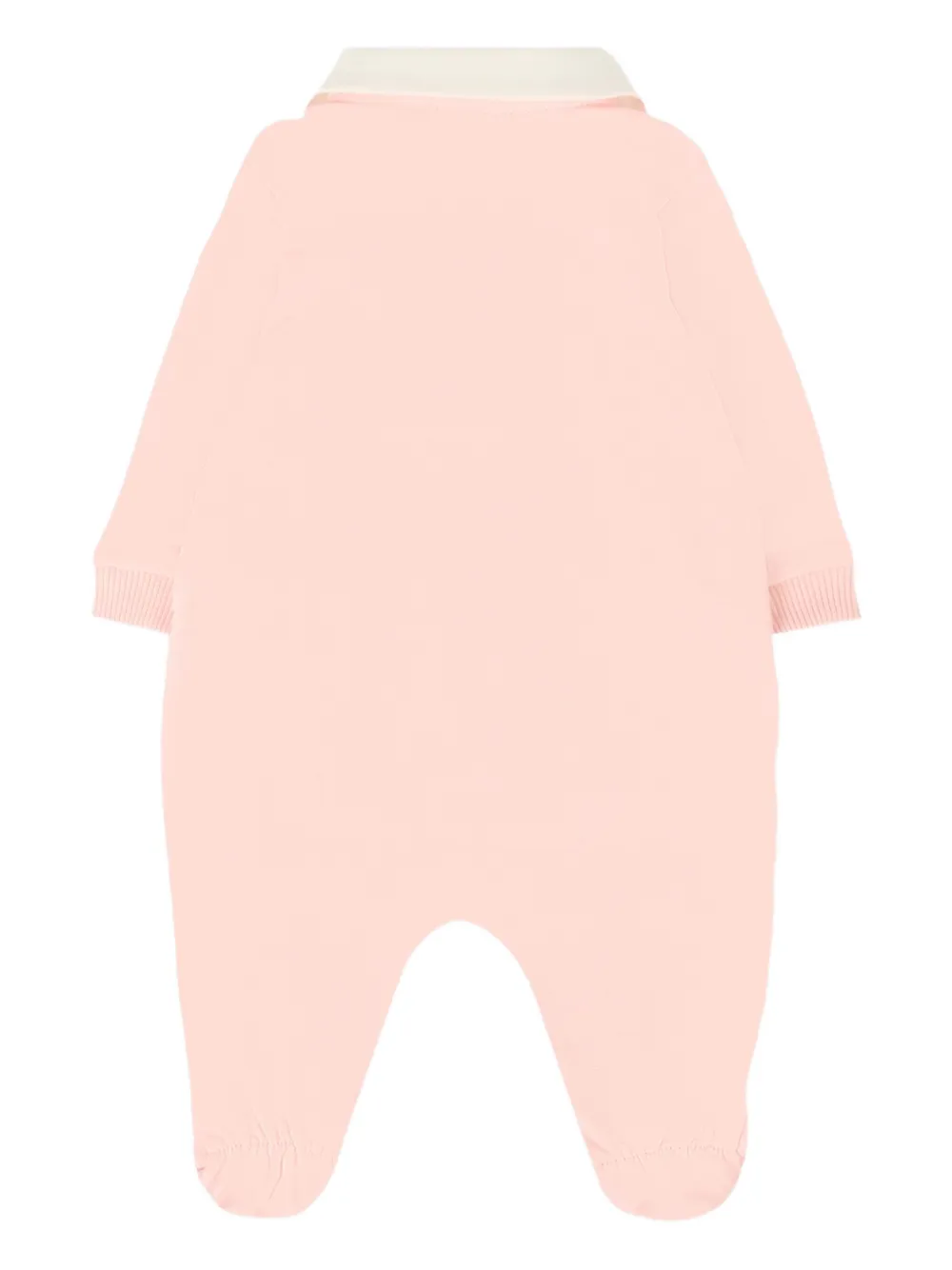 Moschino Kids logo-print button fastening pajamas - Roze