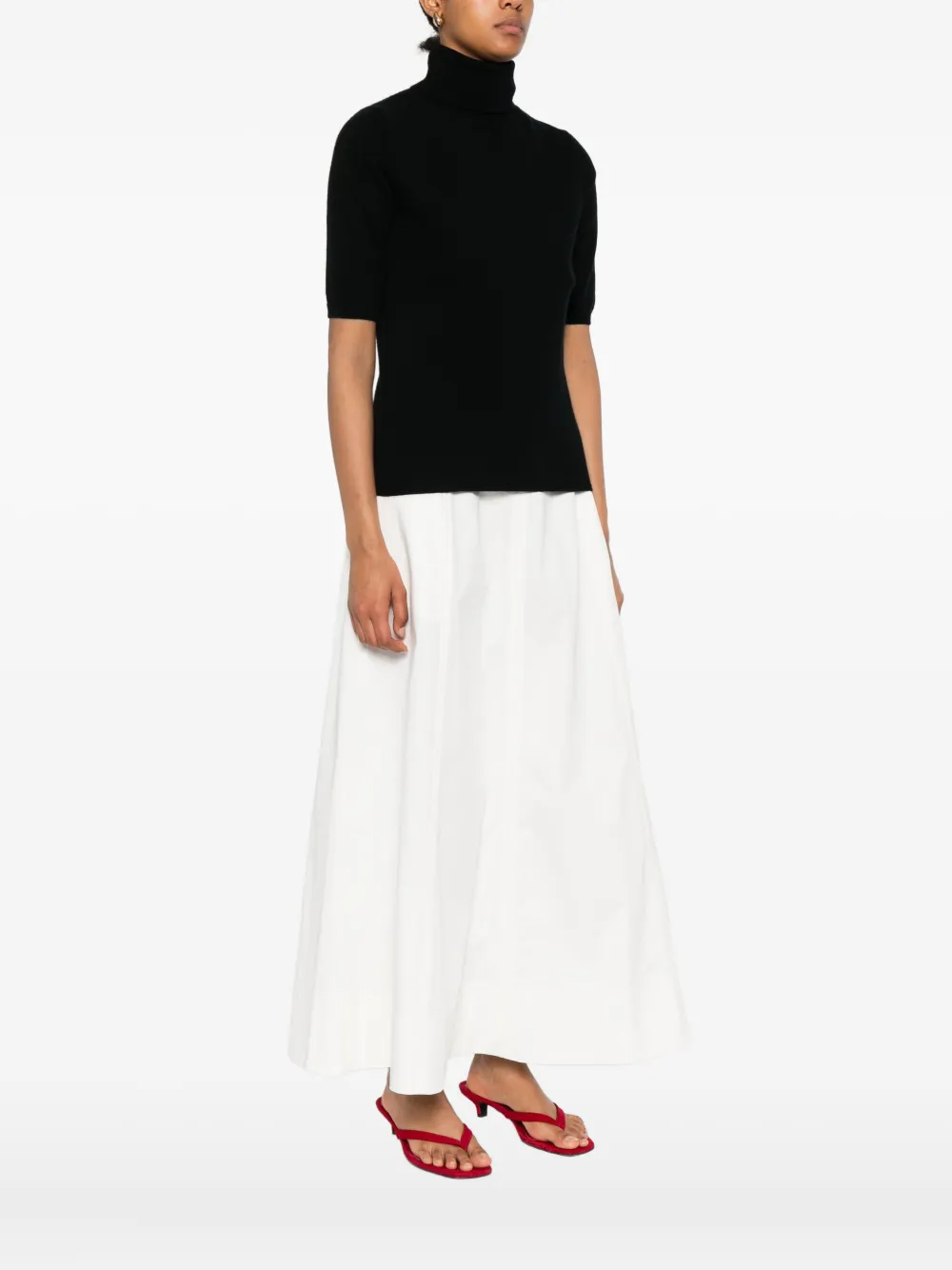 Allude Coltrui met korte mouwen Zwart