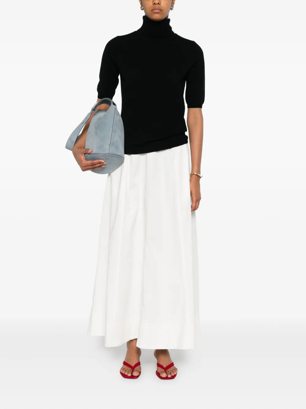 Allude Coltrui met korte mouwen Zwart