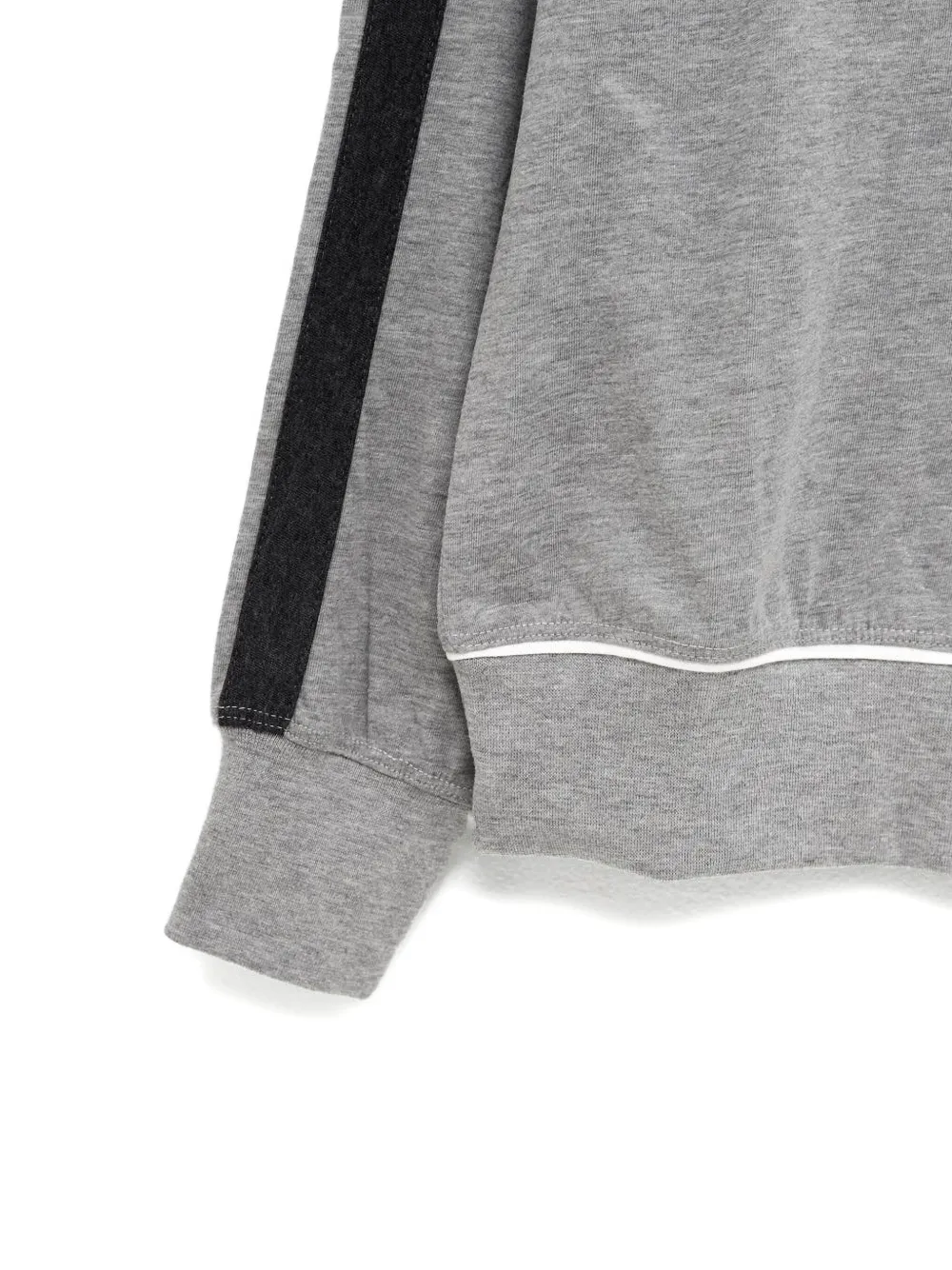 Gimaguas Lucas Stripe-detail Long-sleeve T-shirt In Gray