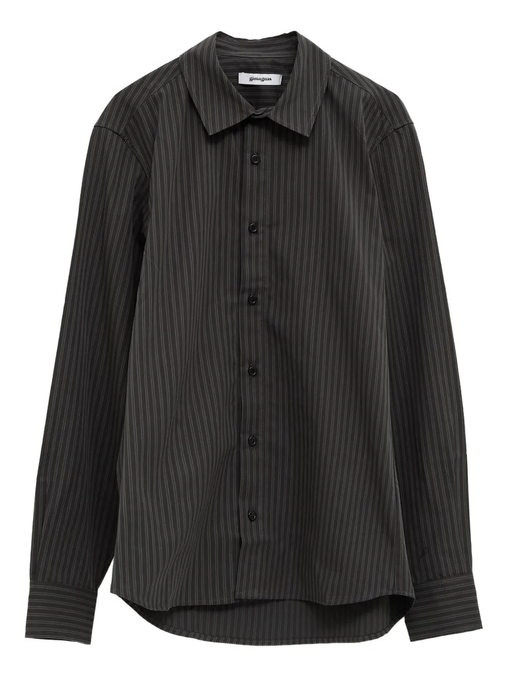 striped long-sleeved shirt